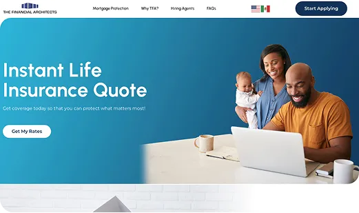 Professional web design portfolio example