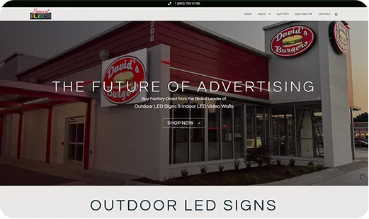 Smart LED website by Uncommon Web Design