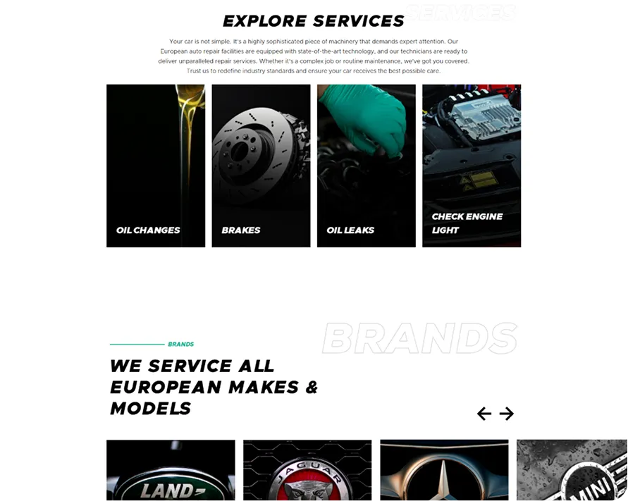 Simply Euro responsive mobile website view