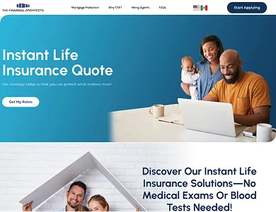 TFA Life Shield website design